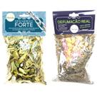 Banho Descarrego Forte Completo Ervas Proteção Espiritual Defumação Limpeza Lar Ambientes Kit