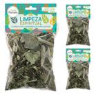 Banho Limpeza Espiritual Descarrego Inveja Olho Gordo Quebra Demanda Kit 3 Und