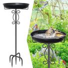 Banho para Pássaros jsyonii 102 cm em Metal para Área Externa com Base Resistente Banho para Pássaros jsyonii 102 cm em Metal para Área Externa com Base Resistente