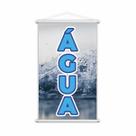 Banner Água Garrafa Bebida Venda Conveniência Lona 80x50cm