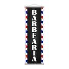 Banner Barbearia Barbeiro Barba Serviço Lona 100x30cm