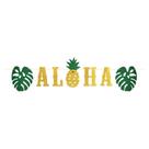 Banner Beistle Glittered Aloha 16x180cm Luau Hawaiian Party