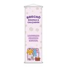 Banner Brechó Masculino Feminino Roupas e Calçados 100x30cm