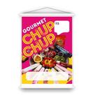 Banner Chup Chup Gourmet Ref:3 SEM PERSONALIZAÇÃO Não mancha / desbota Sol e chuva Banner Chup Chup Gourmet Ref:3 SEM PERSONALIZAÇÃO Não mancha / desbota Sol e chuva