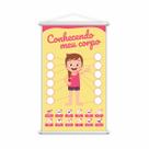 Banner Conhecendo Meu Corpo Menina Pedagógico 80x50cm