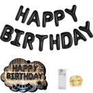 Banner de Aniversário CANREVEL - 13 Balões com Letras de Alumínio (40cm)