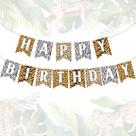 Banner de aniversário Fangleland Cheetah Feliz aniversário para mulheres