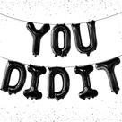 Banner de balão KatchOn You Did It 40 cm Grad Decor 2025