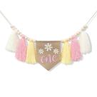 Banner de cadeira alta HGFC Daisy Tassel, decoração de primeiro aniversário Banner de cadeira alta HGFC Daisy Tassel, decoração de primeiro aniversário