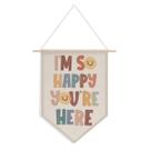 Banner de decoração de parede Boho Classroom Decor XFN Hanging Linen
