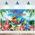 Banner de decoração Mixweer São 5 horas em algum lugar do verão