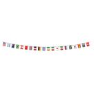 Banner de festa Beistle International Flags 30 cm x 7 m de plástico