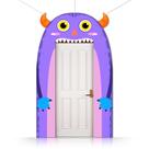 Banner de festa na varanda CUTHOLLOW Cute Monsters Festa de Halloween Banner de festa na varanda CUTHOLLOW Cute Monsters Festa de Halloween