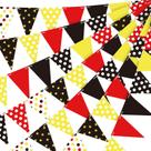 Banner de festa Pennant Flags Mouse Triangle Weekgrat x5