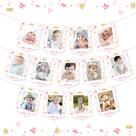 Banner de fotos Funmemoir Princess for Girl, festa de primeiro aniversário Banner de fotos Funmemoir Princess for Girl, festa de primeiro aniversário