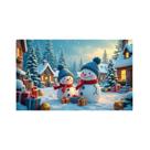 Banner De Fundo Festivo De Feliz Natal Com Bengala Doce, Fio De Prata, Neve Branca, Arcos, Árvores E