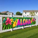 Banner de fundo HOMETITUTE Hello Summer Hawaiian 3x5m Banner de fundo HOMETITUTE Hello Summer Hawaiian 3x5m