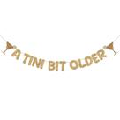 Banner de Glitter Fulmoon A Tini Bit Older - Decoração de Festa