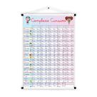 Banner de Lona Educativo Complexo Cursivo Crianças Cute 70x55cm
