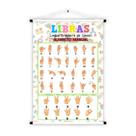 Banner de Lona Educativo Libras Língua de Sinais Alfabeto Manual e Números - 85x60cm