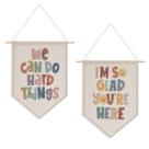 Banner de parede Boho Inspirational Classroom Decor, 2 unidades