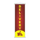 Banner Delivery Entrega Cliente Colorido Serviço 100x30cm