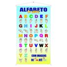 Banner Didático Alfabeto Sinais Em Libras Ilustrado