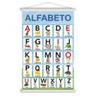 Banner Educativo Alfabeto Letras Didático Desenhos 60x90cm