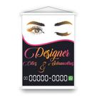 Banner em Lona para Designer de Cílios / Lash Designer Uso interno e externo Banner em Lona para Designer de Cílios / Lash Designer Uso interno e externo