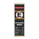 Banner Estacionamento Estacione Aqui Preços Lona 100x30cm