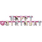 Banner exclusivo de feliz aniversário da Barbie, unido, 1 unidade