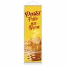 Banner Faixa Em Lona Personalizado 0,30x1,0m Pastel Caldo