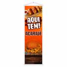Banner Faixa Lona Aqui Tem Acarajé Lanchonete Comida 100x30