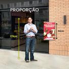 Banner GELADINHO GOURMET lona faixa impressão digital
