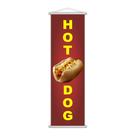 Banner Hot Dog Cachorro Quente Lanche Serviço Lona 100x30cm Banner Hot Dog Cachorro Quente Lanche Serviço Lona 100x30cm