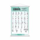 Banner Libras Números Mãos Escolar Pedagógico 60x40cm