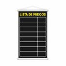 Banner Lista de Preços Tabela Vendas Serviço Lona Grande