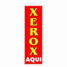 Banner Lona Faixa Xerox Aqui Papelaria 100x30 Qualidade