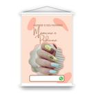 Banner Manicure Pedicure Ref:5 SEM PERSONALIZAÇÃO Não mancha / desbota Sol e chuva