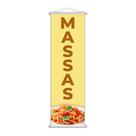 Banner Massas Espaguete Macarrão Restaurante Comida 100x30cm