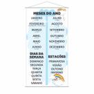 Banner Meses do Ano + Estações + Dias da Semana 80x50cm