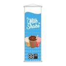 Banner Milk Shake Bebida Gelada Sorveteria Preço 100x30cm