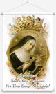 Banner Oração Santa Rita de Cássia Graça Alcançada - 40x60