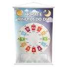 Banner Pedagógico Infantil Escolar Horas E Minutos Do Dia