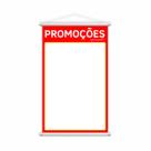 Banner Promoções Aproveite Fundo Branco Preço Lona 80x50cm