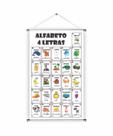 Banner pronto Alfabeto 4 Letras BA 154 medida 45x70 cm arte pronta
