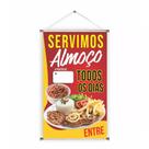 Banner pronto Almoço BA 312 medida 45x70 cm arte pronta