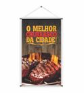 Banner pronto Assado REF 015 medida 45x70 cm (arte Pronta)