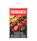 Banner pronto Assado REF 016 medida 45x70 cm (arte Pronta)
