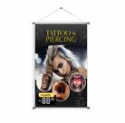 Banner pronto Body Piercing BA 053 medida 45x70 cm arte pronta